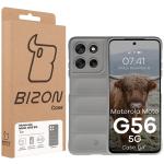Carcasa Bizon Tur compatibila cu Motorola Moto G56 5G, Light Grey 9 - lerato.ro