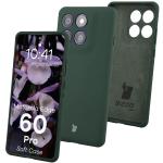 Carcasa Bizon Soft compatibila cu Motorola Edge 60 Pro, Dark Green 3 - lerato.ro