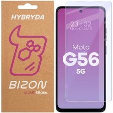 Folie sticla securizata Bizon Glass Mule compatibila cu Motorola Moto G56 5G, Transparent