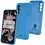 Carcasa Bizon Soft compatibila cu Samsung Galaxy A56 5G, Albastru 3 - lerato.ro
