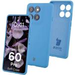 Carcasa Bizon Soft compatibila cu Motorola Edge 60 Pro, Albastru 3 - lerato.ro