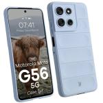 Carcasa Bizon Tur compatibila cu Motorola Moto G56 5G, Light Blue 3 - lerato.ro