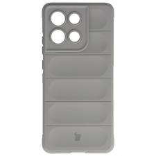 Carcasa Bizon Tur compatibila cu Motorola Moto G86 5G, Light Grey