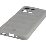 Carcasa Bizon Tur compatibila cu Motorola Moto G86 5G, Light Grey 4 - lerato.ro