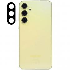 Set 2 folii sticla securizata camera foto Bizon Glass Lens compatibile cu Samsung Galaxy A56 5G, Negru