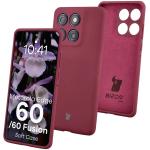 Carcasa Bizon Soft compatibila cu Motorola Edge 60 Fusion / 60, Dark Purple 3 - lerato.ro