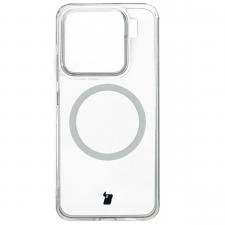 Huse si carcase Xiaomi 15, Carcasa Bizon CrystalO cu MagSafe compatibila cu Xiaomi 15, Transparent, lerato.ro