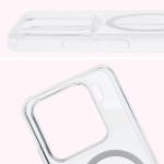 Carcasa Bizon CrystalO cu MagSafe compatibila cu Xiaomi 15, Transparent 5 - lerato.ro