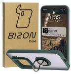 Carcasa Bizon Hybrid Ring compatibila cu Xiaomi 15, Verde 3 - lerato.ro