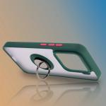 Carcasa Bizon Hybrid Ring compatibila cu Xiaomi 15, Verde 7 - lerato.ro