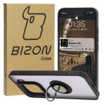 Carcasa Bizon Hybrid Ring compatibila cu Xiaomi 15, Negru 3 - lerato.ro