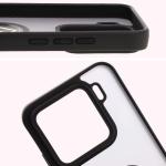 Carcasa Bizon Hybrid Ring compatibila cu Xiaomi 15, Negru 4 - lerato.ro