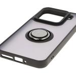 Carcasa Bizon Hybrid Ring compatibila cu Xiaomi 15, Negru 6 - lerato.ro