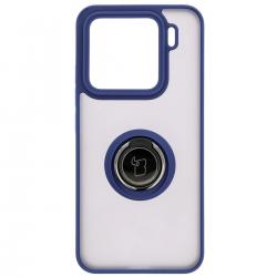 Carcasa Bizon Hybrid Ring compatibila cu Xiaomi 15, Albastru