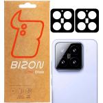 Set 2 folii sticla securizata camera foto Bizon Glass Lens compatibile cu Xiaomi 15, Negru 3 - lerato.ro