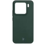 Carcasa Bizon Soft compatibila cu Xiaomi 15, Dark Green 2 - lerato.ro