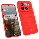 Carcasa Bizon Tur compatibila cu Xiaomi 15, Rosu 3 - lerato.ro