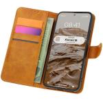 Husa flip cover Bizon Pocket compatibila cu Xiaomi 15, Maro 3 - lerato.ro