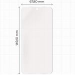 Folie protectie Bizon Glass Film Sun compatibila cu Xiaomi 15, Transparent 3 - lerato.ro