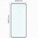 Set 2 folii sticla securizata Bizon Glass Edge Duo compatibile cu Xiaomi 15, Negru 3 - lerato.ro