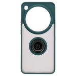 Carcasa Bizon Hybrid Ring compatibila cu Xiaomi 15 Ultra, Verde 2 - lerato.ro