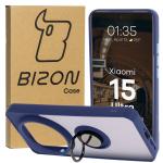 Carcasa Bizon Hybrid Ring compatibila cu Xiaomi 15 Ultra, Albastru 3 - lerato.ro