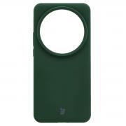 Carcasa Bizon Soft compatibila cu Xiaomi 15 Ultra, Dark Green