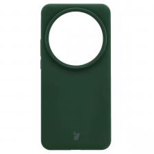 Carcasa Bizon Soft compatibila cu Xiaomi 15 Ultra, Dark Green