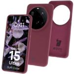 Carcasa Bizon Soft compatibila cu Xiaomi 15 Ultra, Dark Purple 3 - lerato.ro