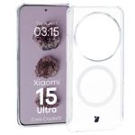 Carcasa Bizon CrystalO cu MagSafe compatibila cu Xiaomi 15 Ultra, Transparent 3 - lerato.ro