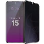Folie sticla securizata Bizon Glass Mule Shadow Privacy compatibila cu Xiaomi 15, Negru 3 - lerato.ro