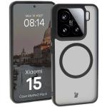Kit protectie 2 in 1 BizonMobile, Carcasa Bizon MatteO si Folie sticla securizata Bizon Glass Edge, compatibil cu Xiaomi 15, Negru 4 - lerato.ro
