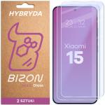 Set 2 folii sticla securizata Bizon Glass Mule Duo compatibile cu Xiaomi 15, Transparent 2 - lerato.ro