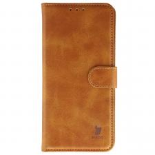 Husa flip cover Bizon Pocket compatibila cu Xiaomi 15T, Maro