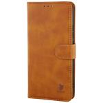 Husa flip cover Bizon Pocket compatibila cu Xiaomi 15T, Maro 4 - lerato.ro