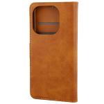 Husa flip cover Bizon Pocket compatibila cu Xiaomi 15T, Maro 5 - lerato.ro