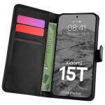 Husa flip cover Bizon Pocket compatibila cu Xiaomi 15T, Negru 3 - lerato.ro