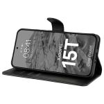 Husa flip cover Bizon Pocket compatibila cu Xiaomi 15T, Negru 6 - lerato.ro