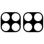 Set 2 folii sticla securizata camera foto Bizon Glass Lens compatibile cu Xiaomi 15T Pro, Negru 4 - lerato.ro