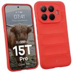 Carcasa Bizon Tur compatibila cu Xiaomi 15T Pro, Rosu 3 - lerato.ro