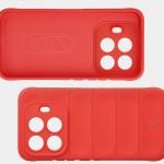 Carcasa Bizon Tur compatibila cu Xiaomi 15T Pro, Rosu 7 - lerato.ro