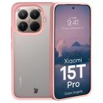 Carcasa Bizon Angelo compatibila cu Xiaomi 15T Pro, Transparent / Roz 3 - lerato.ro