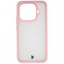 Carcasa Bizon Angelo compatibila cu Xiaomi 15T Pro, Transparent / Roz