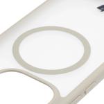 Carcasa Bizon MatteO cu MagSafe compatibila cu Xiaomi 15T Pro, Bej 4 - lerato.ro