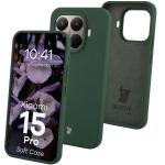 Carcasa Bizon Soft compatibila cu Xiaomi 15T Pro, Dark Green 3 - lerato.ro