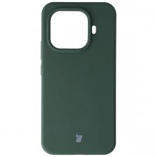 Carcasa Bizon Soft compatibila cu Xiaomi 15T Pro, Dark Green