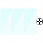 Set protectie 4in1 Bizon Glass Clear Pack, 3 folii sticla ecran + 1 folie sticla camera foto, compatibil cu Xiaomi 15T Pro, Transparent 7 - lerato.ro