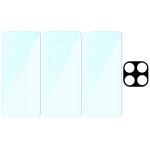 Set protectie 4in1 Bizon Glass Clear Pack, 3 folii sticla ecran + 1 folie sticla camera foto, compatibil cu Xiaomi 15T, Transparent 7 - lerato.ro