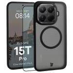 Kit protectie 2 in 1 BizonMobile, Carcasa Bizon MatteO si Folie sticla securizata Bizon Glass Edge, compatibil cu Xiaomi 15T Pro, Negru 2 - lerato.ro