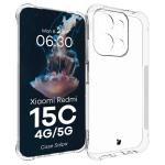 Carcasa Bizon Salpa compatibila cu Xiaomi Redmi 15C 4G / 5G, Transparent 3 - lerato.ro